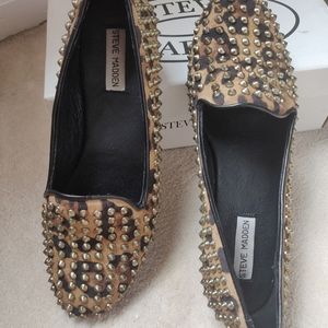 Steve Madden Studly leopard flats!